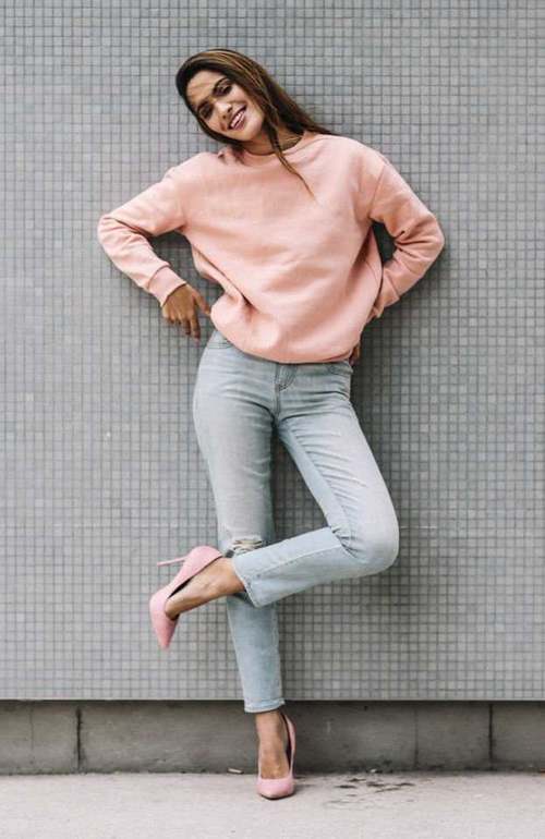 中年阿姨最爱少女粉色,怎么穿搭配色才能穿出