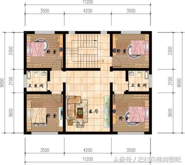 6款农村别墅设计图，带独立厨房有柴火灶，开春建房不用愁了