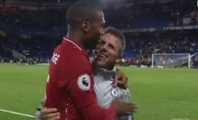 图里奇世界波扳平瞬间 克洛普第一时间拥抱萨拉赫