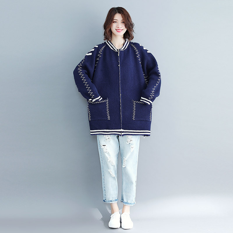 突然发现!长款开衫外套轻盈舒适又洋气,甩棉服