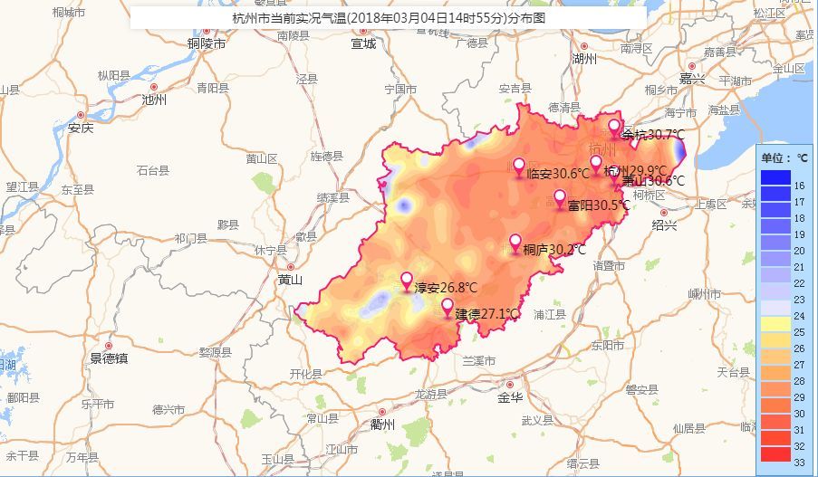 30.1℃！热晕在正月的杭州！别急，暴雨、7-9级大风已在路上，明