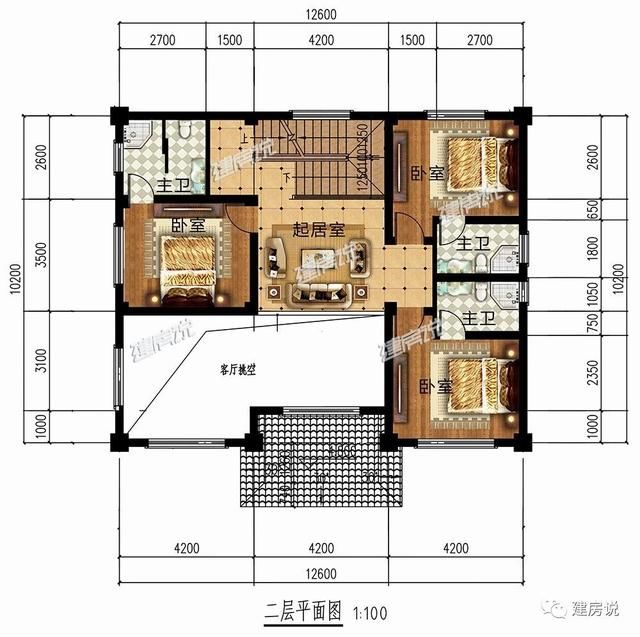 5套120平左右的别墅，经济实惠，家家户户都建的起