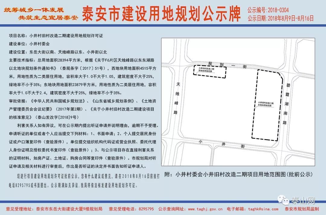 重磅!泰安市规划局发布最新一批棚户区、旧村