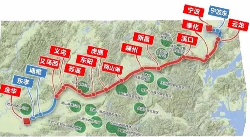 金华至宁波铁路开工：设计时速160公里，预留动车开行条件