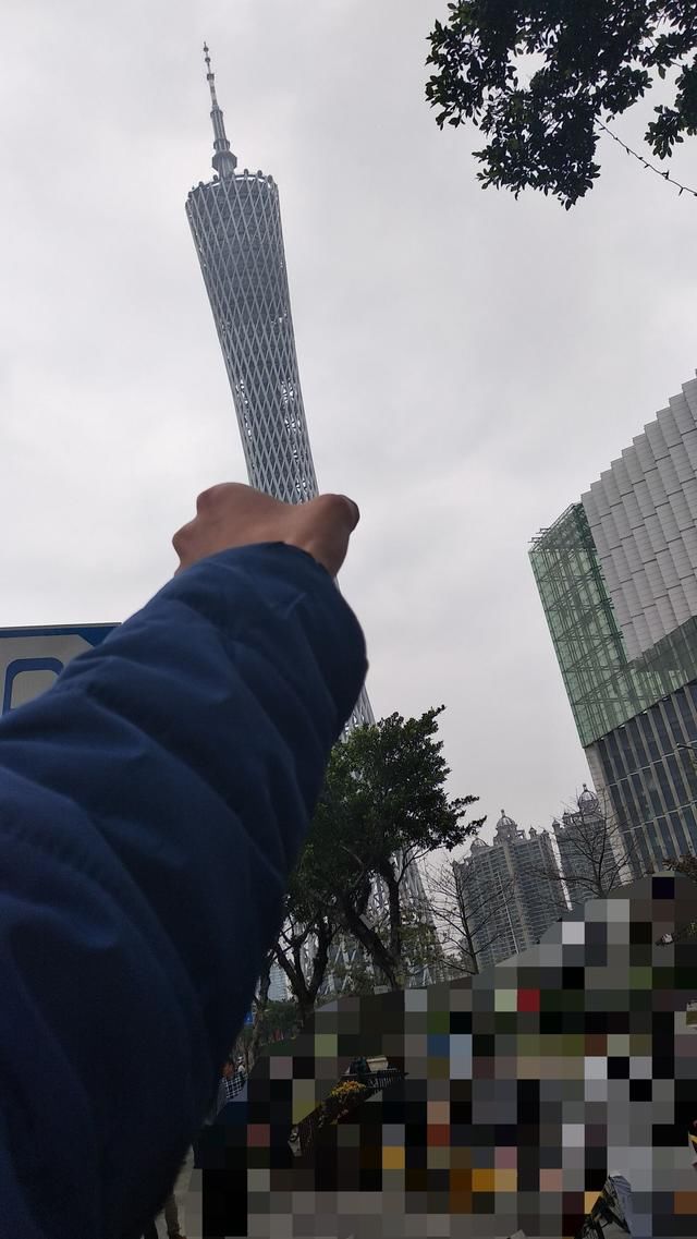 广州塔 珠江新城的城市夜色