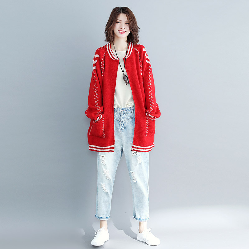 突然发现!长款开衫外套轻盈舒适又洋气,甩棉服