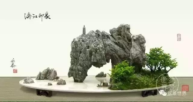 (木纹石盆长128cm)(灵璧石米叶冬青盆长120cm)(雀梅对节七彩白蜡雷龙吃什么最好图片