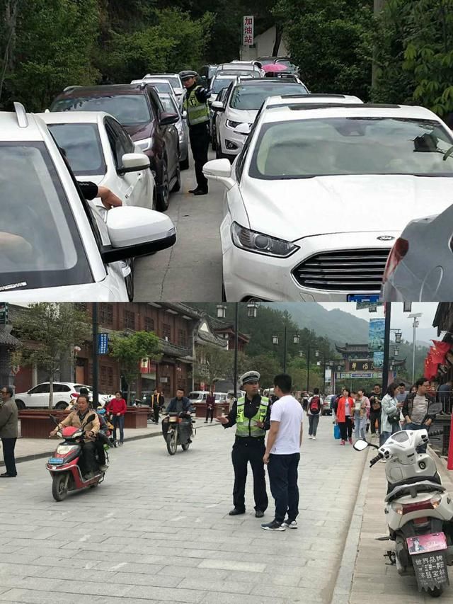 洋县交警:五一小长假,我们劳动着,更也快乐着