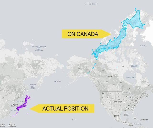 别被世界地图欺骗了你的眼睛，把中国移到俄罗斯看上去也会大很多