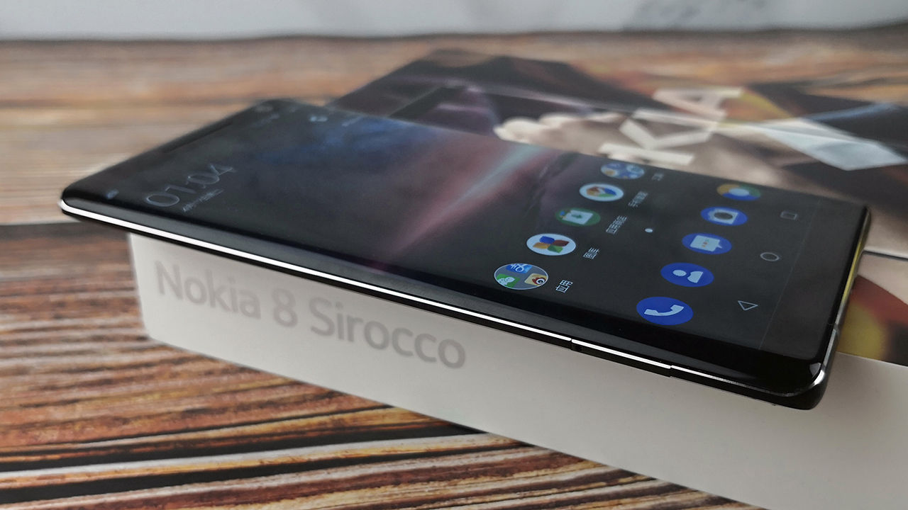 Nokia 8 Sirocco开箱图赏:前后双3D大曲面+机