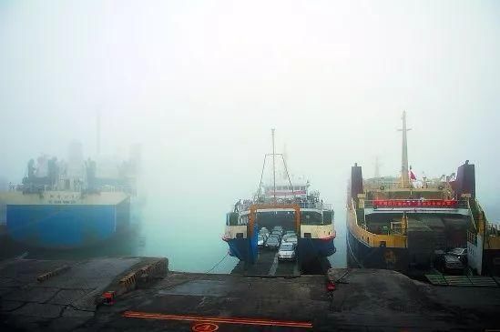 雾锁海南岛，琼州海峡跨海通道应尽快上马!