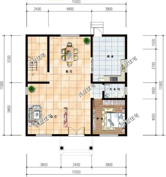 2款经典实用别墅，造价不高，适合农村建