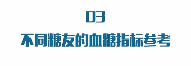 不同糖尿病人，控制血糖的指标也不同！快看看你的血糖达标了没