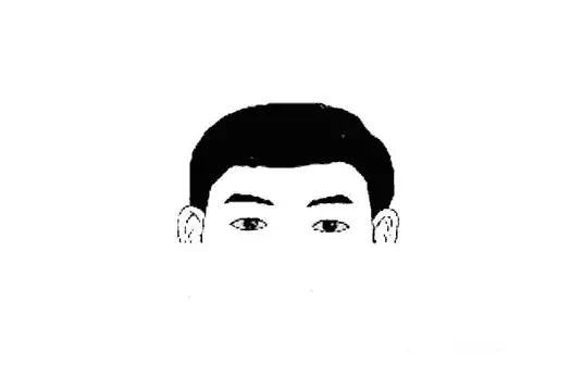 额头低窄