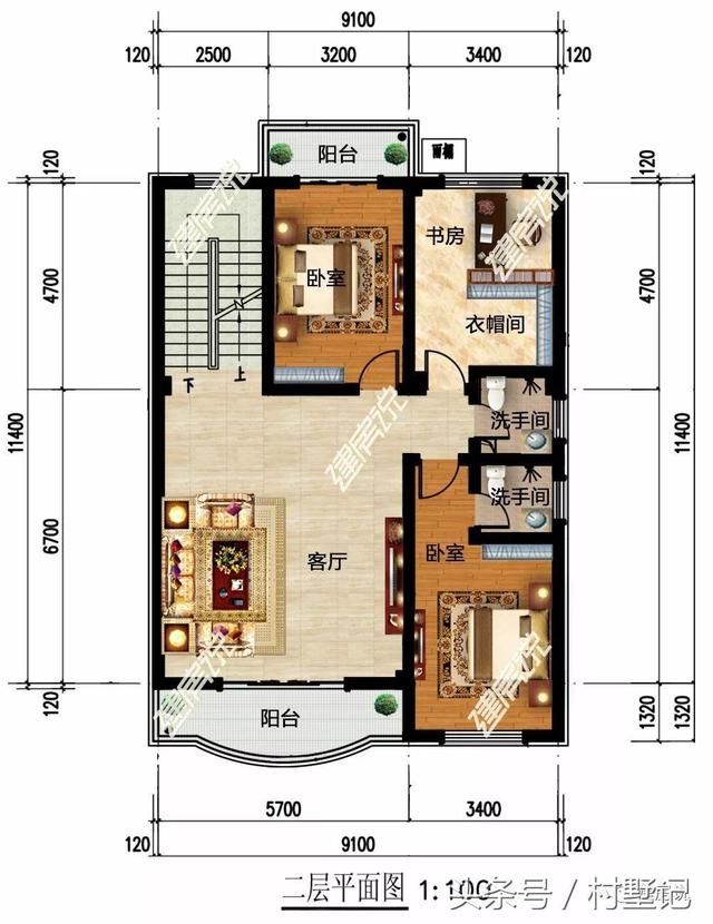 911米一百平别墅，卧室有9个，住10人没问题