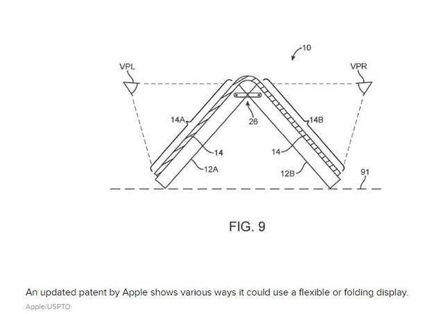 苹果曝折叠屏iPhone专利 欲抢三星S10发布会
