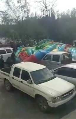 视频|涞源龙卷风掀翻充气堡致2死7伤 3名涉事