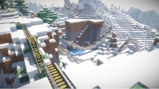 《我的世界》里可以见到洛基的父亲?盘点游戏中的神奇雪景