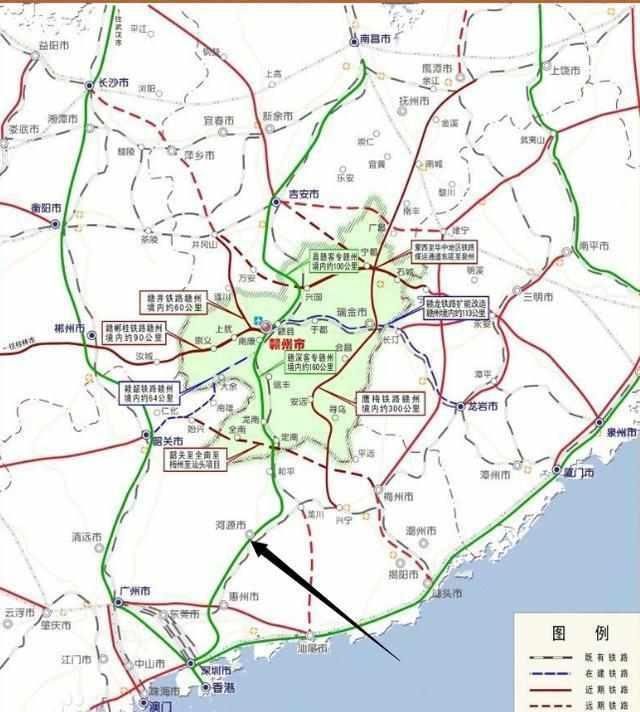 河源市2020年将实现高铁通车, 届时40分钟到深圳图片