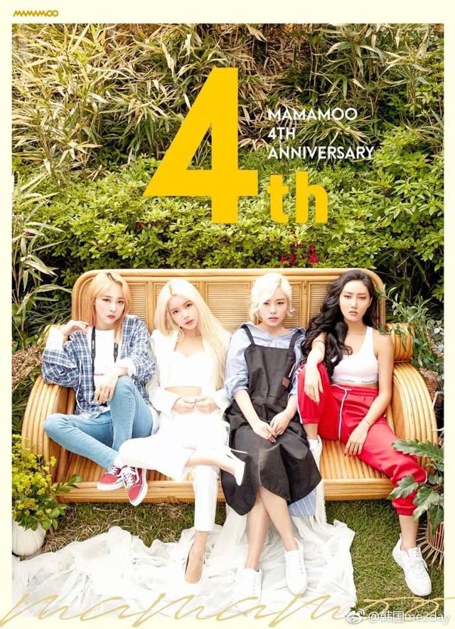 mamamoo组合出道4周年快乐 真诚感谢粉丝