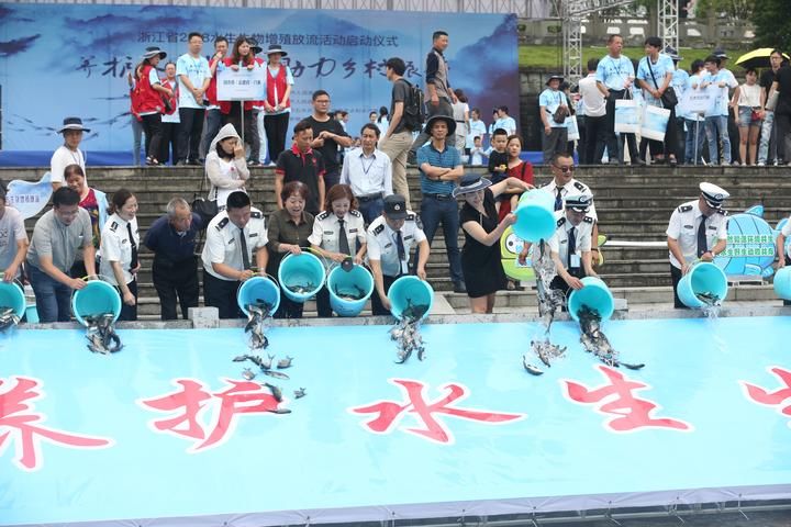 今天什么日子你知道不？浙江放流了各种鱼苗近1亿尾