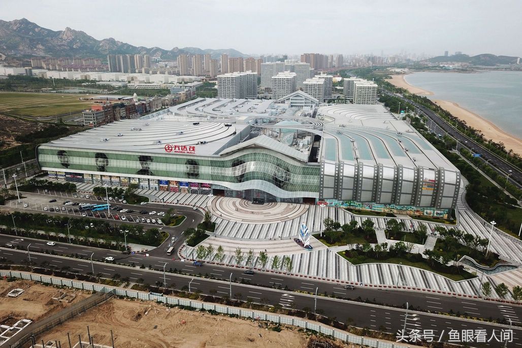 航拍青岛西海岸新区 青山绿水等待上合峰会召开