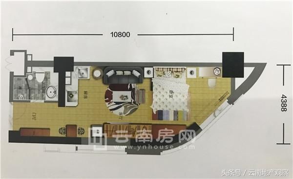 润城户型评测：公寓空间灵动 大平层居住体验不俗