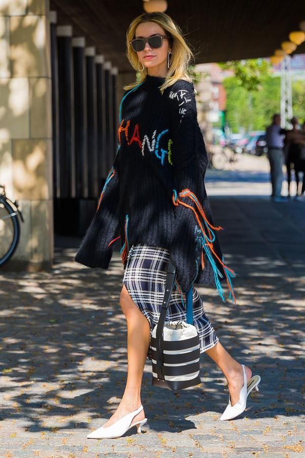 格纹大衣到底多好看,2018春季流行趋势仍然被