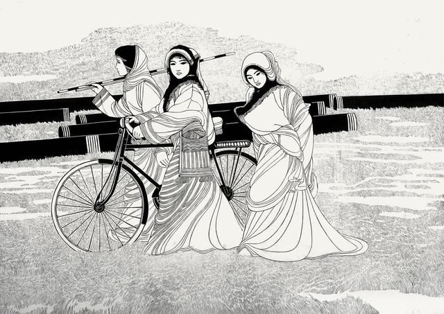 著名版画家牛文版画风格转变