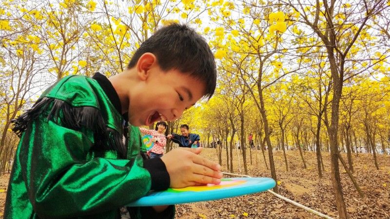 姗儿宝贝008 春天的颜色——云梯山公园踏春