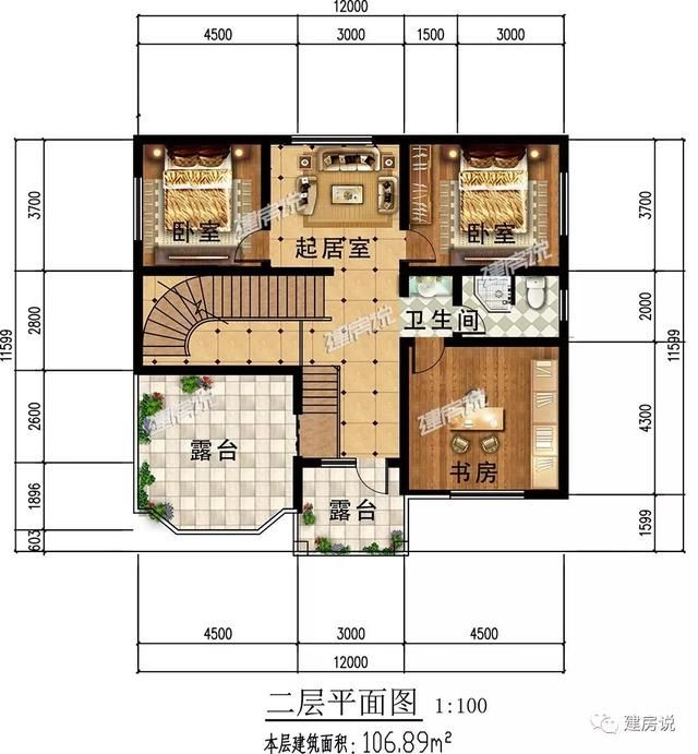 2套二层小别墅太棒了，准备好25万，马上开建