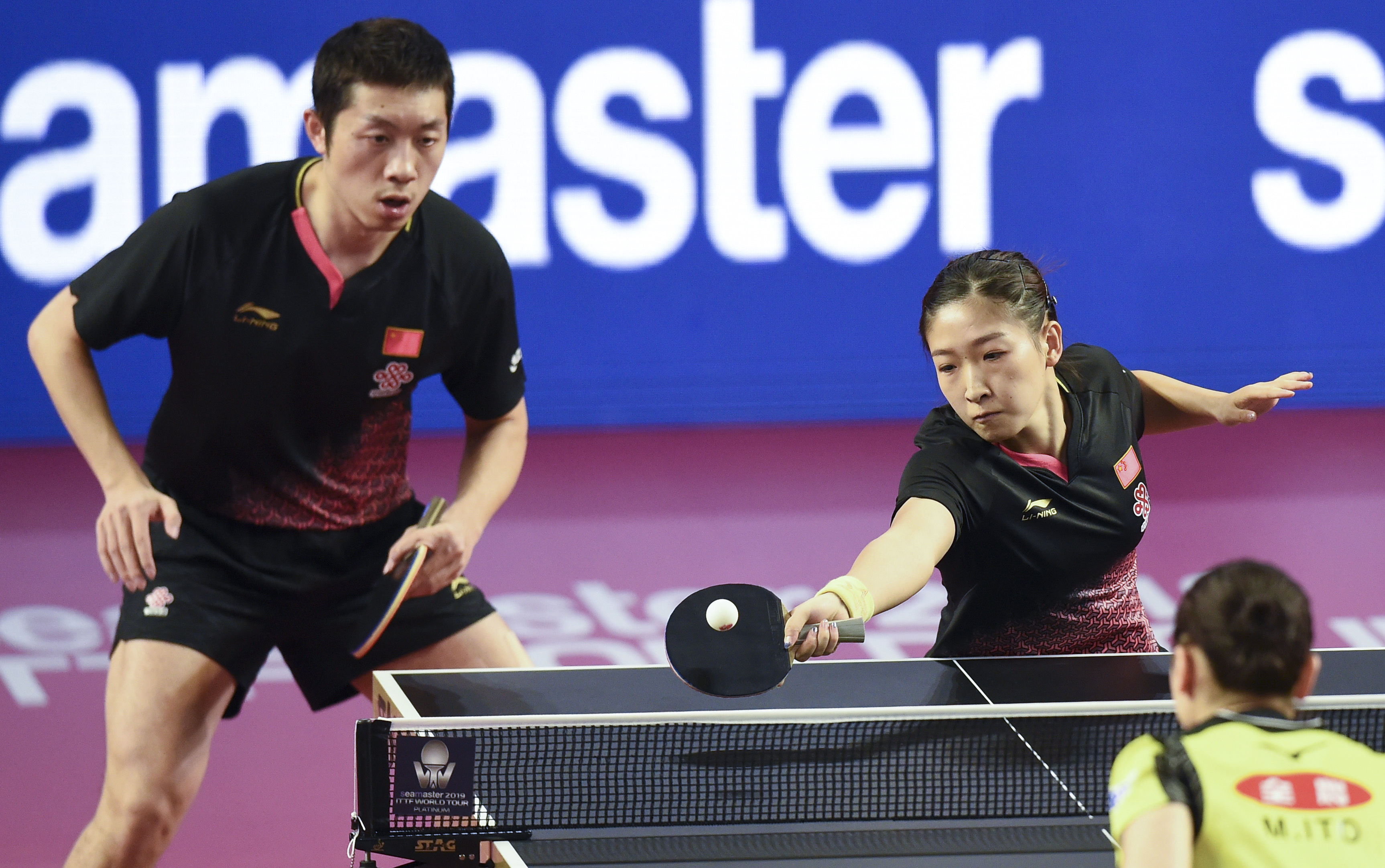 乒乓球--卡塔尔公开赛:许昕\/刘诗雯混双夺冠