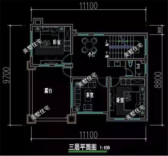 21万的三层农村别墅，111平的小宅基地，处处都是亮点！