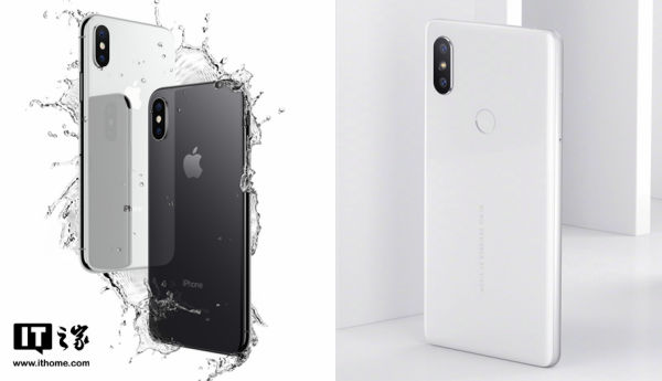 小米MIX 2S,一面MI,一面X