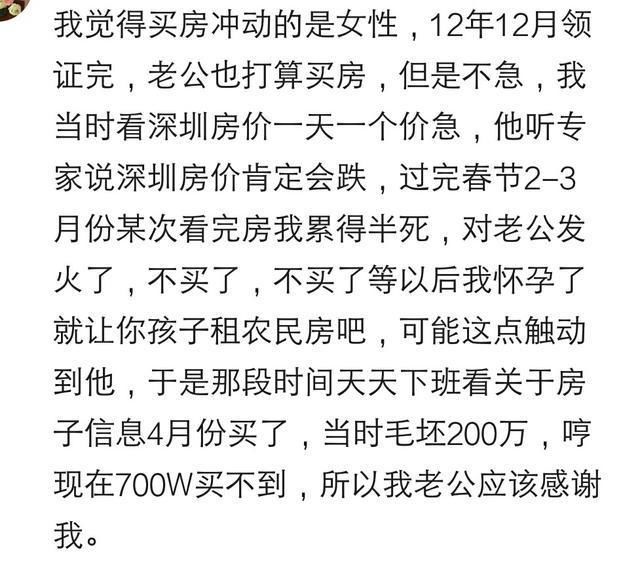 说说你从看房到买房用了多长时间?网友:修个摩托顺便买了套房