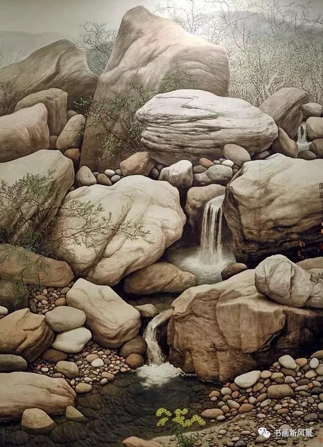 这是工笔,不是油画!