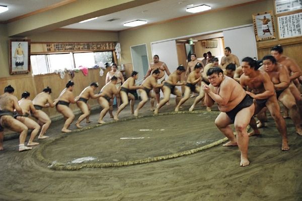 一组照片直击日本相扑手的真实生活