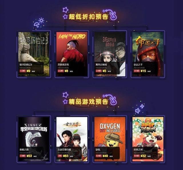 WeGame大促最低价 游戏限时秒杀低至1元起