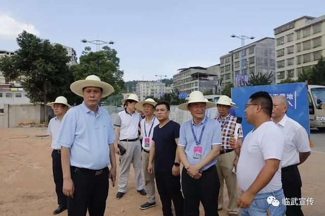 省市领导集中视察我县重点工程项目