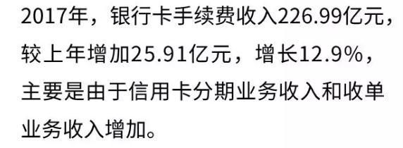 你知道么?你的一张农行信用卡给农行带来了267.65元的收益!