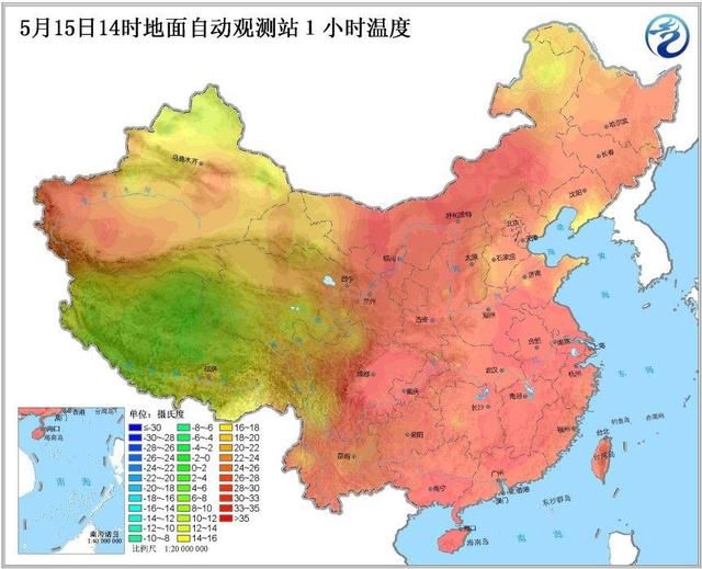 南方开启集中供热！桑拿天袭击江浙沪安徽江西福建，大批35度出现