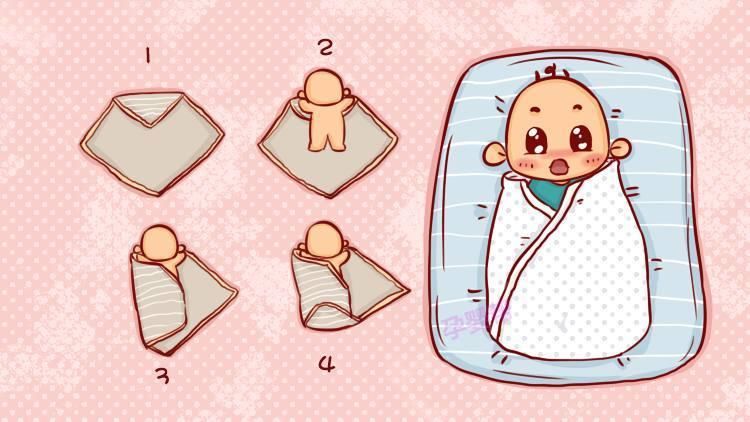 错误的裹襁褓方式会伤害宝宝,新手妈妈们可不