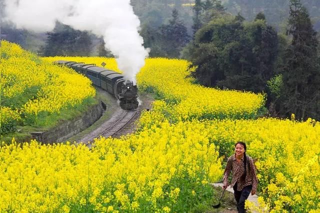 四川千年古县 私藏着3月最美的春天 还有世界上仅存的景观！