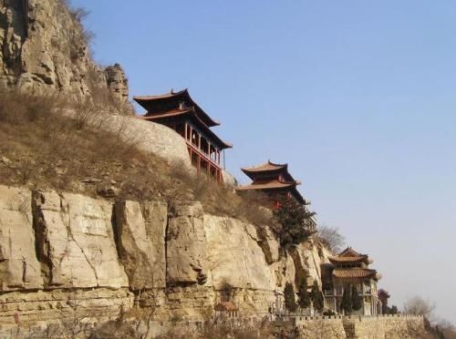 中国八大悬空寺之一 河南淇县朝阳悬空寺