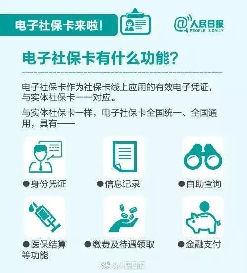 好消息!电子社保卡要来了,好处多多!先睹为快!