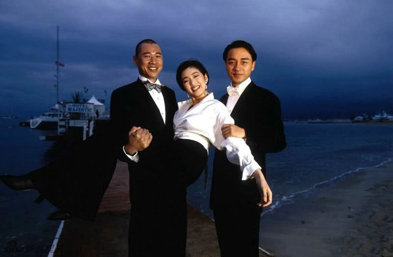 1993年戛纳《霸王别姬》获奖,张国荣三人随手