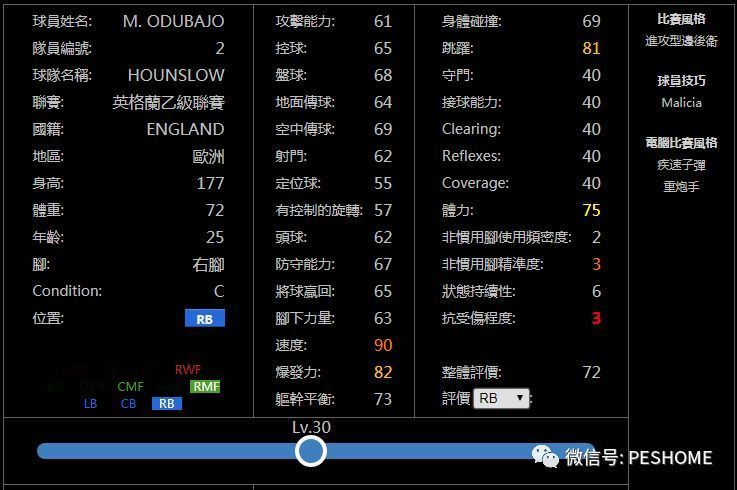 实况足球手游版新赛季铜球妖人名单!