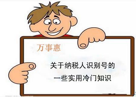 关于纳税人识别号的一些实用冷门知识