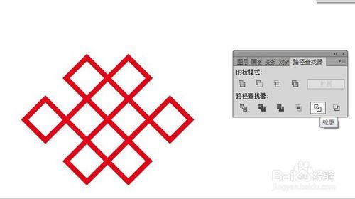 如何用AI的圆角滤镜快速制作一个中国结LOGO