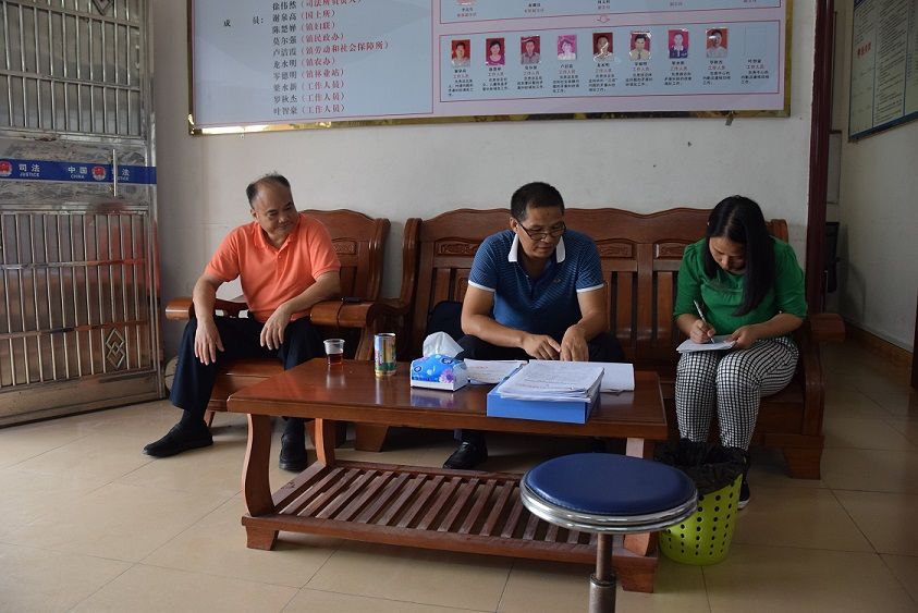 县扫黑办到平台镇督导扫黑除恶专项斗争工作